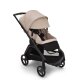BUGABOO - Dragonfly Kinderwagen mit Liegewanne und Sitz BLACK / DESERT-TAUPE