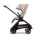 BUGABOO - Dragonfly Kinderwagen mit Liegewanne und Sitz BLACK / DESERT-TAUPE