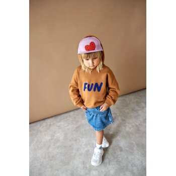 Lässig - Kinder-Hoodie Little Gang Fun, Fun Karamell, Gr. 86/92, 1-2 Jahre (A)