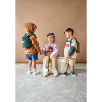 Lässig - Kinder-Hoodie Little Gang Fun, Fun Karamell, Gr. 86/92, 1-2 Jahre (A)