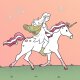 Coppenrath - 100% selbst gemacht - Glitzer-Malblock: Fantasy (A)