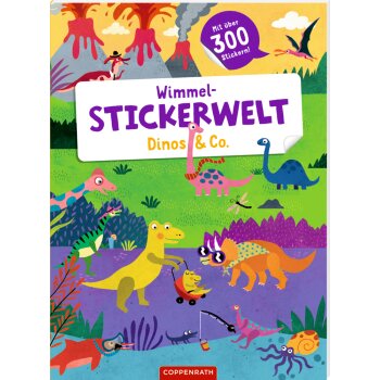 Coppenrath - Wimmel-Stickerwelt: Dinos & Co. (3)