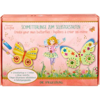 Die Spiegelburg - Prinzessin Lillifee - Schmetterlinge zum Selbstgestalten (A)