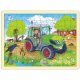 Goki - Einlegepuzzle Traktor