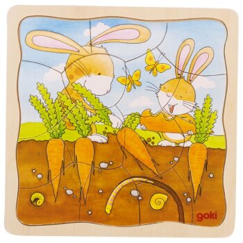 Goki - Schichtenpuzzle Gemüsebeet (A)
