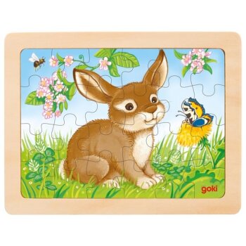 Goki - Einlegepuzzle Waldtiere, sort. (5)