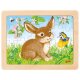 Goki - Puzzle aus Holz - 24 Teile - ab 3 Jahre - Waldtiere, sort. (5)