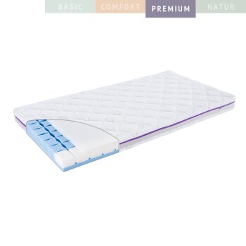 Tr&auml;umeland - Matratze Sternenwei&szlig; 70 x 140 cm