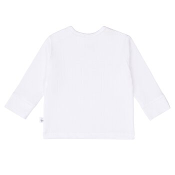 Lässig - Baby Langarm-Shirt gerippt - Milky, Gr. 50-56
