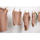 Lässig - Baby Langarmshirt - Gerippt, Hellbraun, Gr. 50-56
