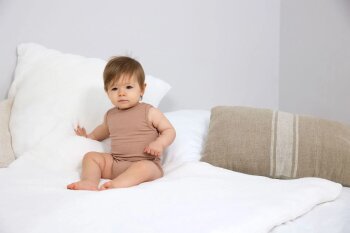 Lässig - Baby Body - Ärmellos gerippt, Hellbraun, Gr. 50-56 (2)
