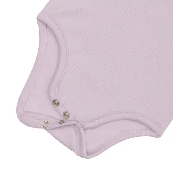 Lässig - Baby Body Langarm - gerippt, Lila, Gr. 62-68 (2)