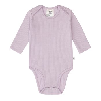 Lässig - Baby Body Langarm - gerippt, Lila, Gr....
