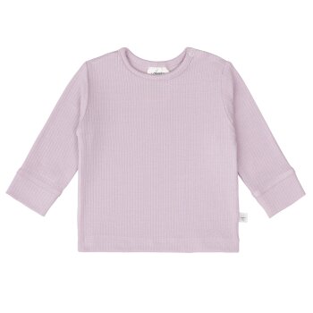 Lässig - Baby Langarmshirt - Gerippt, Lila, Gr. 74-80