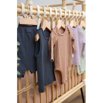 Lässig - Baby Langarm-Shirt gerippt - Blau, Gr. 50-56