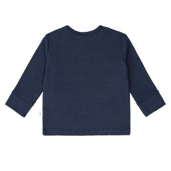 Lässig - Baby Langarm-Shirt - Gerippt, Blau, 12-24 Monate