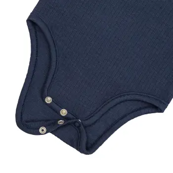 Lässig - Baby Body Langarm - gerippt, Blau, Gr. 62-68 (2)