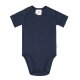 Lässig - Baby Body Kurzarm - gerippt, Blau, Gr. 74-80 (2)