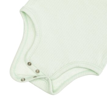 Lässig - Baby Body Kurzarm - gerippt, Mint, Gr. 62-68 (2)