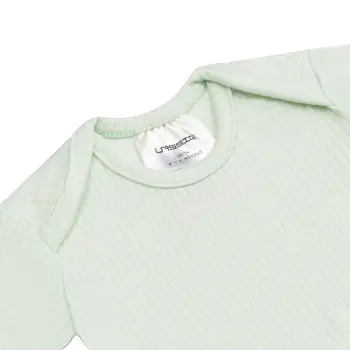 Lässig - Baby Body Kurzarm - gerippt, Mint, Gr....