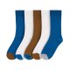 Lässig - Kinder Socken 5er Set, Little Gang - Blau, Weiß, Gr. 27-30 (A)