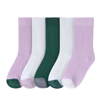 Lässig - Kinder Socken 5er Set, Little Gang - Lila,...