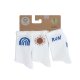 Lässig - Kinder-Tennissocken 3er-Set - Little Gang, Run Weiß, 5-6 Jahre (A)