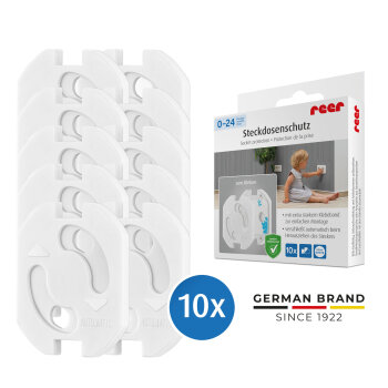 reer - Steckdosenschutz klebbar weiß 10 Stück (6)