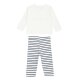 Lässig - Kinder Pyjama lang - Bio-Baumwolle, Hund Milky Blau, Gr. 98/104