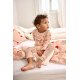 Lässig - Kinder-Pyjama lang - Herzen Rosa, Bio-Baumwolle, 2-4 Jahre