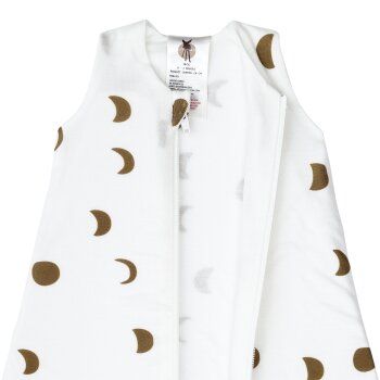 Lässig - Baby-Schlafsack 0,5 TOG - Mond, Milky, Gr. 62/68