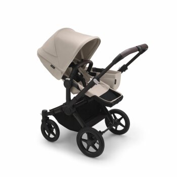 BUGABOO - Donkey 5 Mono Kinderwagen mit Liegewanne und Sitz CORE (SCHWARZ / DESERT-TAUPE)