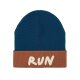 Lässig - Kinder Beanie Mütze Little Gang - Run Braun, Gr. 48-52