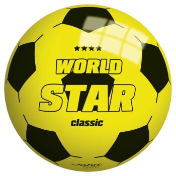 John - Sportspielball World Star 5" / 13 cm, sort. (10)