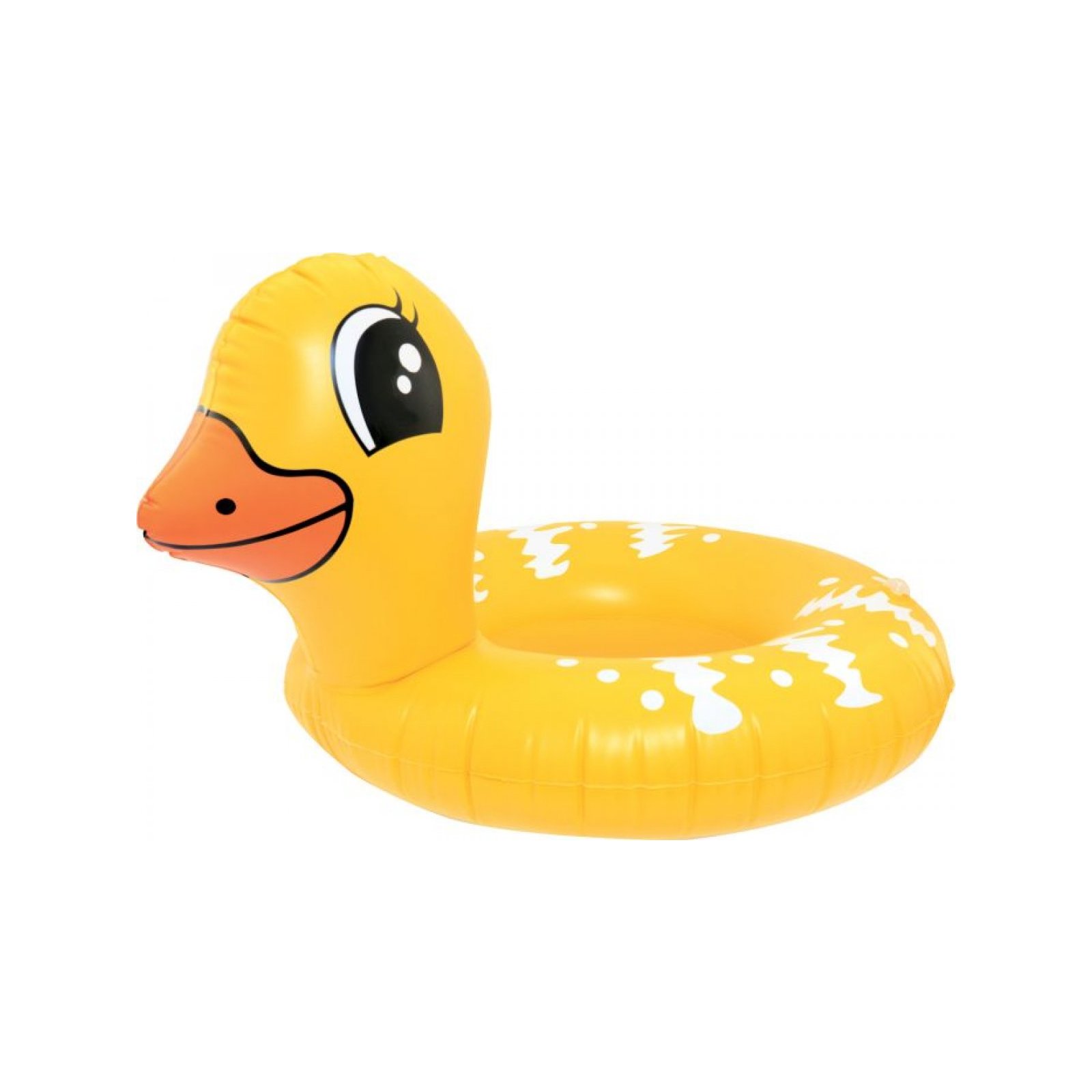 Schwimmring Schwimm Transparente Ente für Kinder Schwimmreifen Wasserspielring 