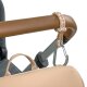 Lässig - Kinderwagenhaken CAS MIX Cord 2er Set - Camel, Vanilla, ab Geburt