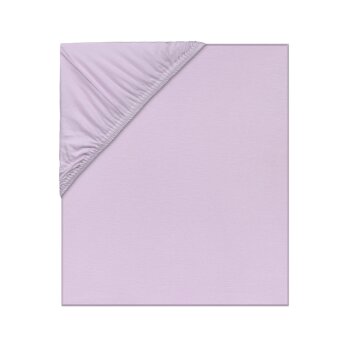 Lässig - Spannbettlaken Cozy Bedtime - Lavender, 70...