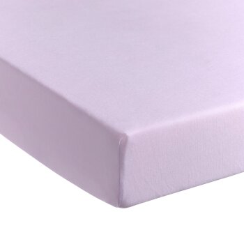 Lässig - Spannbettlaken Cozy Bedtime - Lavender, 70...
