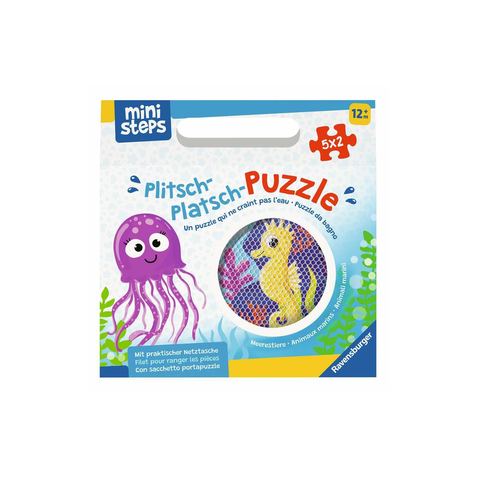 Ravensburger - ministeps - Plitsch-Platsch-Puzzle: Meerestiere