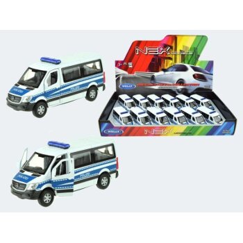 Welly - Mercedes Sprinter Polizei 11 cm (A)