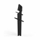 CYBEX - Gold CLICK & FOLD Hochstuhl STUNNING-BLACK