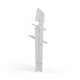 CYBEX - Gold CLICK & FOLD Hochstuhl ALL-WHITE