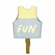 Lässig - Schwimmlernweste Kinder, 2-6 Jahre, 15-30 kg, Blau Gelb (2)