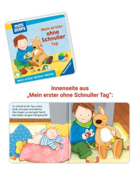 Ravensburger - ministeps - Mein erster Bücherwürfel: Töpfchen, Schnuller, Gute Nacht