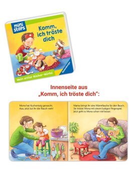 Ravensburger - ministeps - Mein erster Bücherwürfel: Töpfchen, Schnuller, Gute Nacht