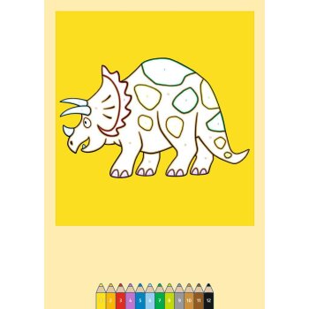 Ravensburger - Malen nach Zahlen ab 3 - Dinosaurier (A)