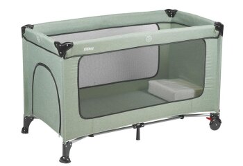EK - Reisebett inkl. Matratze grün (60 x 120 cm)