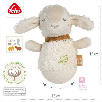 Fehn - Mini-Stehauf Schaf NATUR (2)