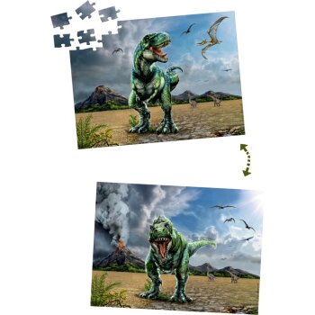 Die Spiegelburg - T-Rex World - Lentikular-Puzzle T-Rex...