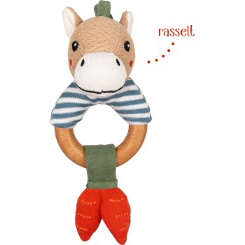 Die Spiegelburg - Little Wonder - Holz-Ringrassel Pferd (3)